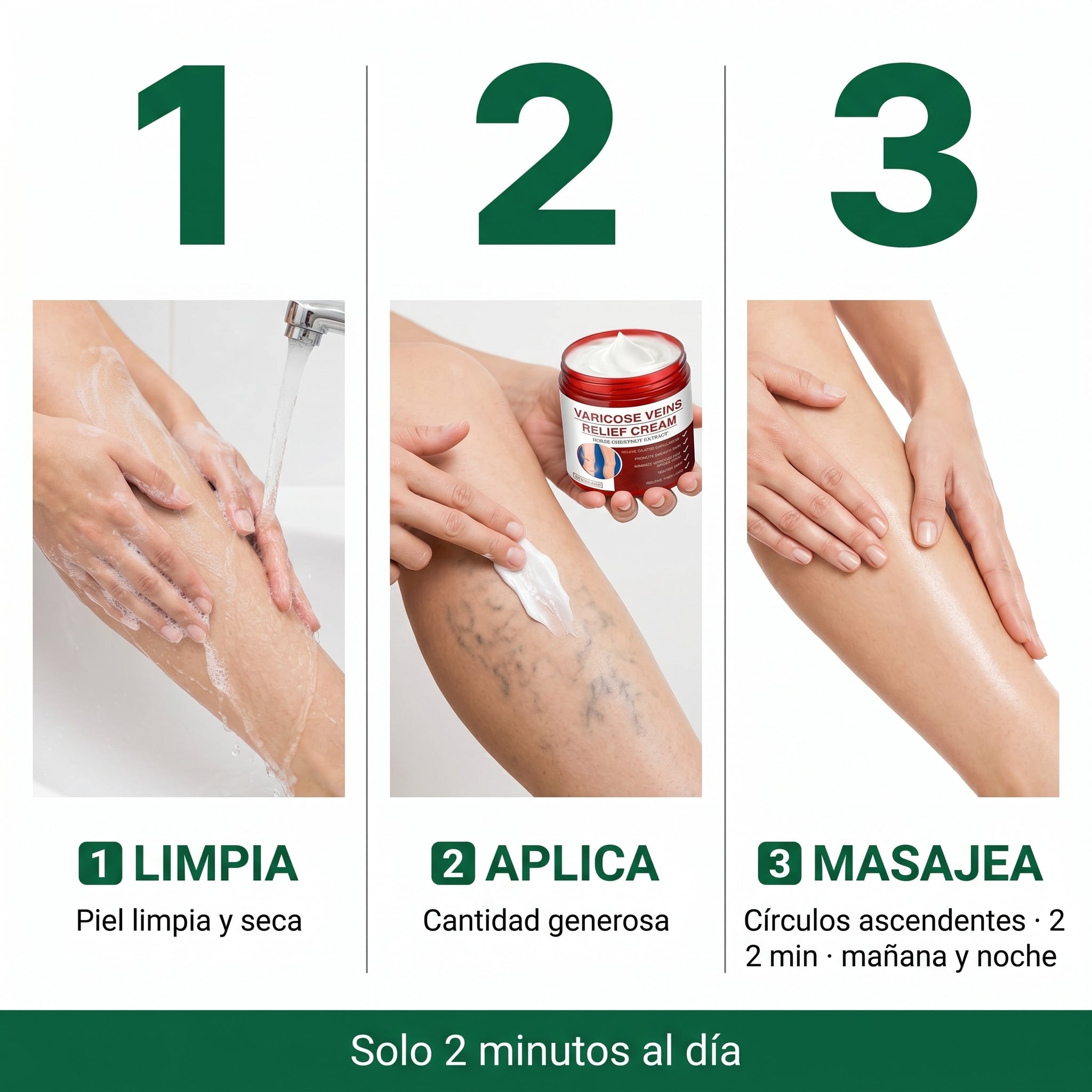 VeinClear Pro™ - Crema Hidratante para Piernas Cansadas