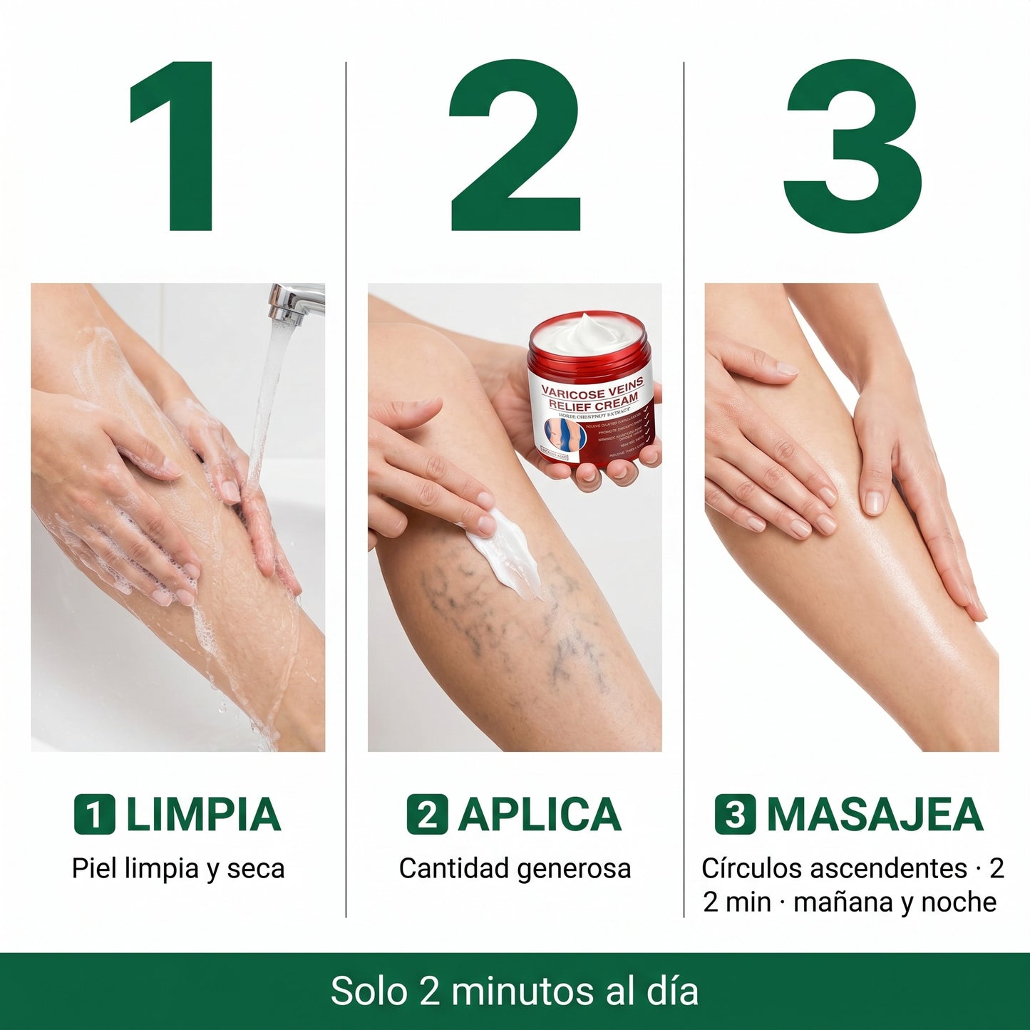 VeinClear Pro™ - Crema Hidratante para Piernas Cansadas